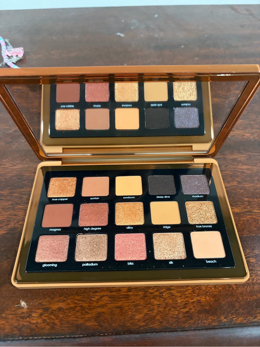 Natasha Denona Warm Glow Eyeshadow Palette - Gold, Copper, Peach & Bronze Shades